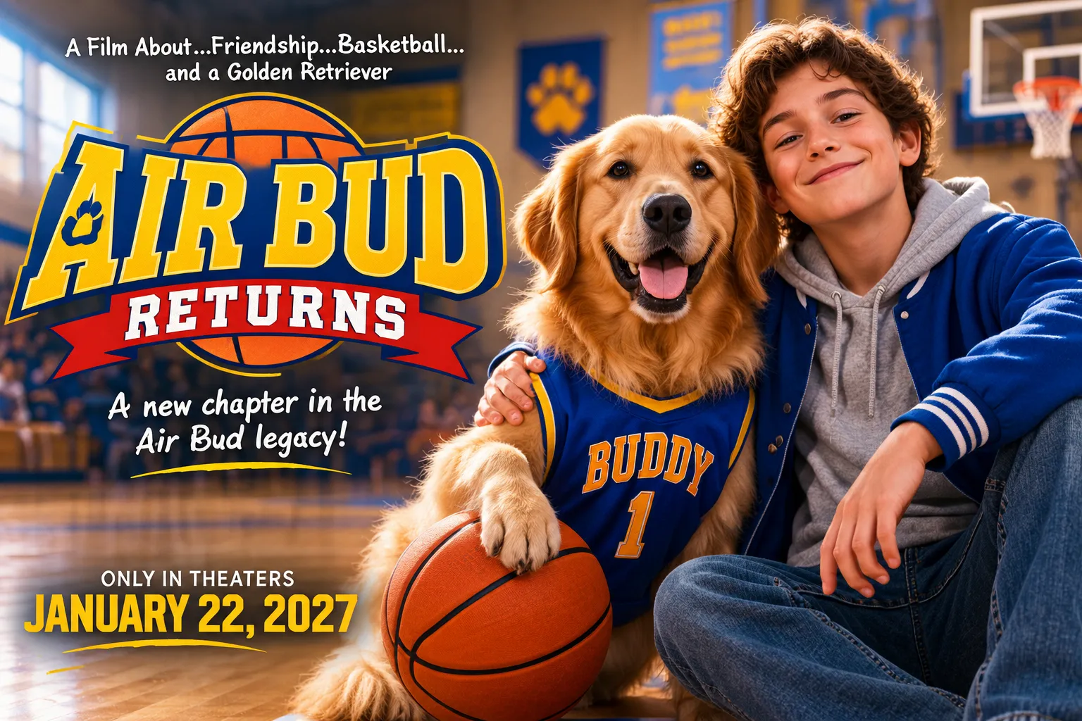 Movie box | Air Bud Returns: A Golden Retriever Shoots Hoops