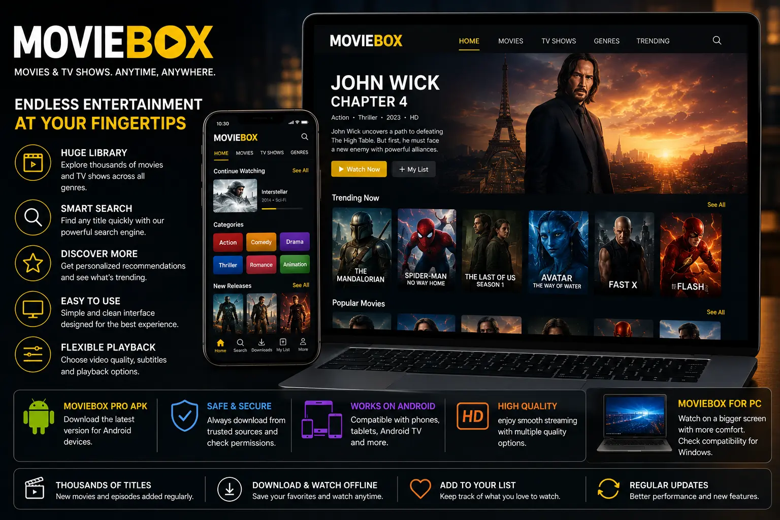 MovieBox for PC: How to Watch Movies and TV Shows on Windows